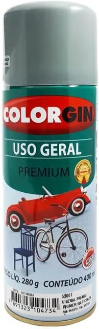Lata de tinta spray Colorgin primer de secagem rápida