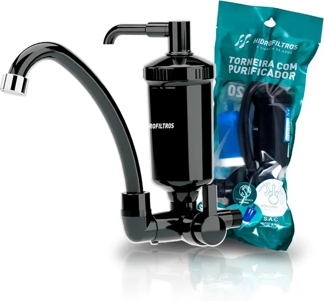 Hidrofiltros Torneira de Parede Pop com Filtro Purificador