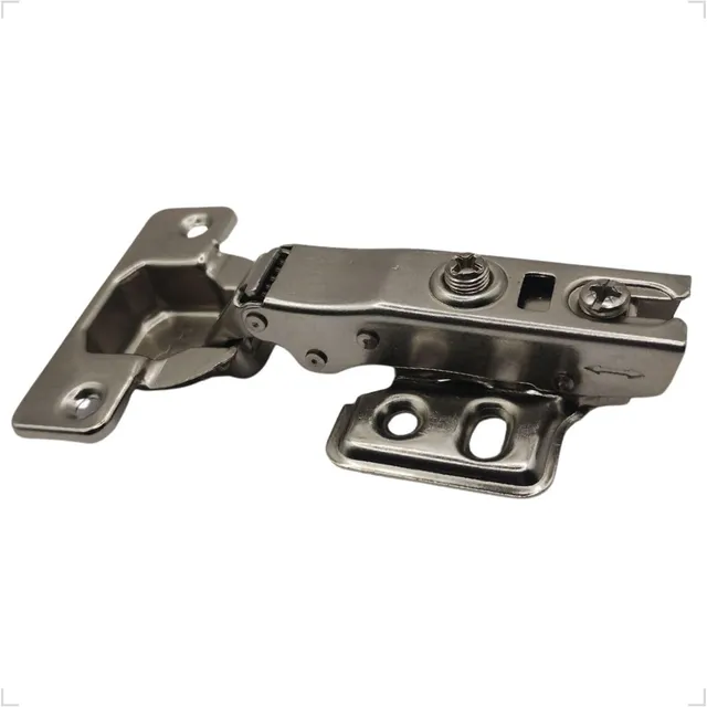 Kit com dez dobradiças de caneco 35 mm retas com amortecedor