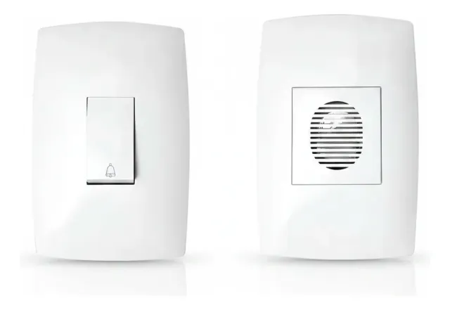 Kit Campainha Residencial com Interruptor Pulsador (completo)