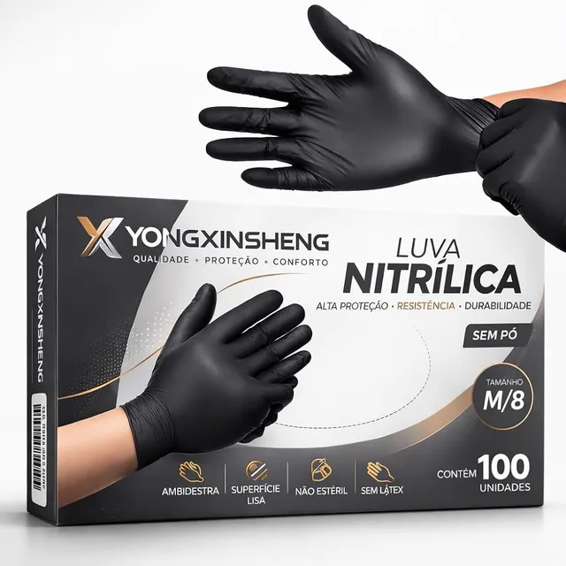 Luva nitrílica, de látex ou vinil: qual usar em cada serviço