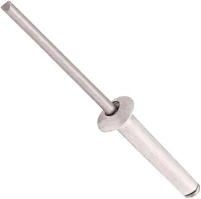 Rebite Pop de Repuxo 3,2 x 16 mm Alumínio/Zinco Kit com 100 Peças