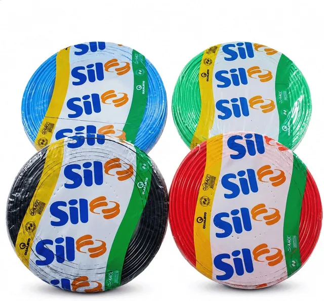 Rolo de fio cabinho flexível SIL de 2,5 mm² com 100 metros
