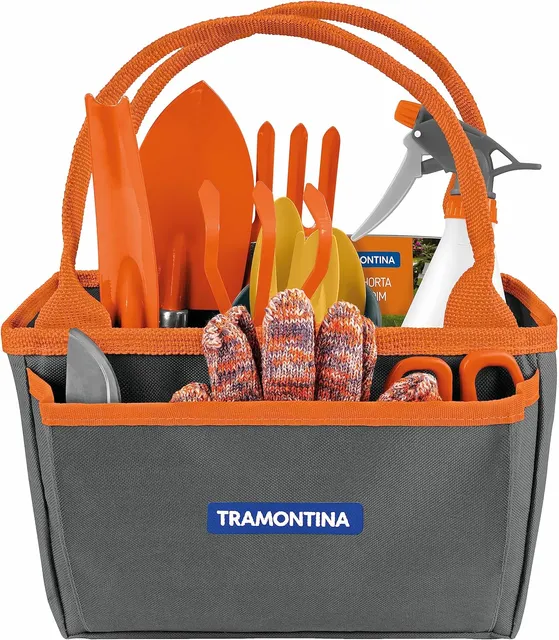 Tramontina kit de jardinagem 13 peças com bolsa de lona