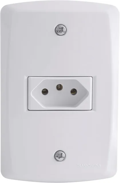 Tramontina Lux2 Conjunto 1 Tomada 2P+T 20A 4x2