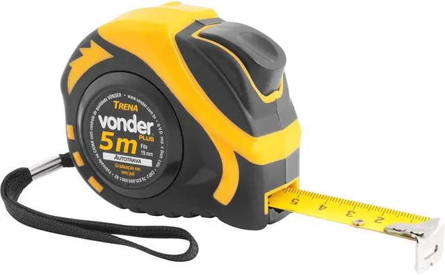Vonder Trena de Aço 5m x 19mm com Autotrava