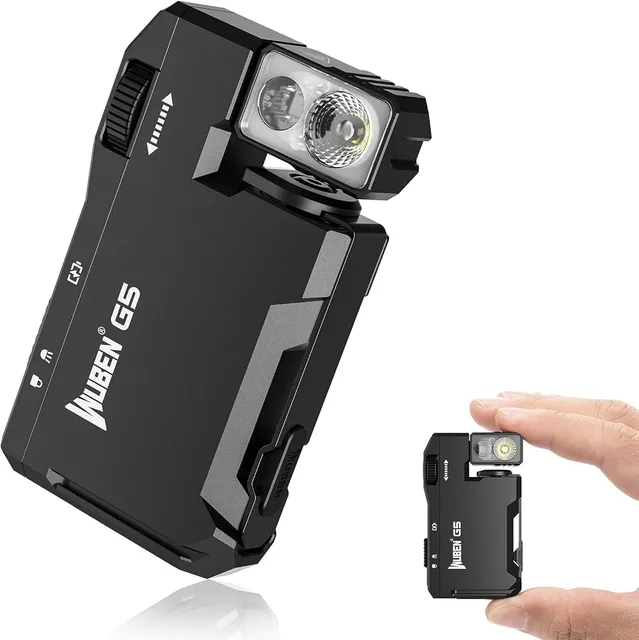 WUBEN G5 lanterna LED recarregável mini EDC com dupla fonte de luz